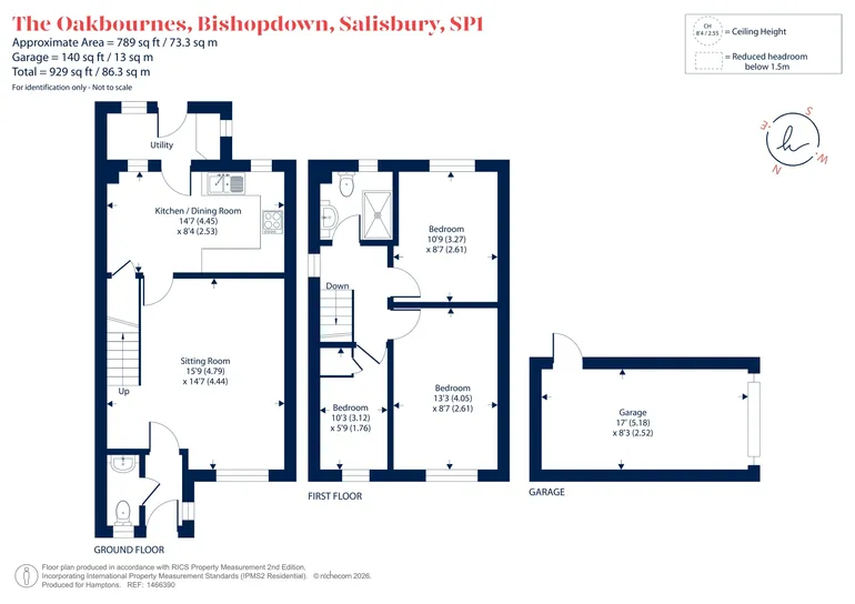 Floorplan 1 for Bishopdown, Salisbury, SP1