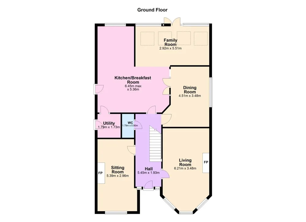 Floorplan for 8 Coolgraney, Clonskeagh, Dublin 14, D14FK80
