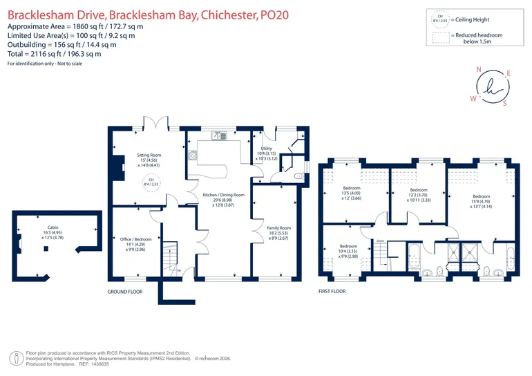 Floorplan 1 for East Bracklesham Drive, Chichester, PO20