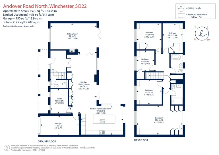 Floorplan 1 for Andover Road North, Winchester, SO22