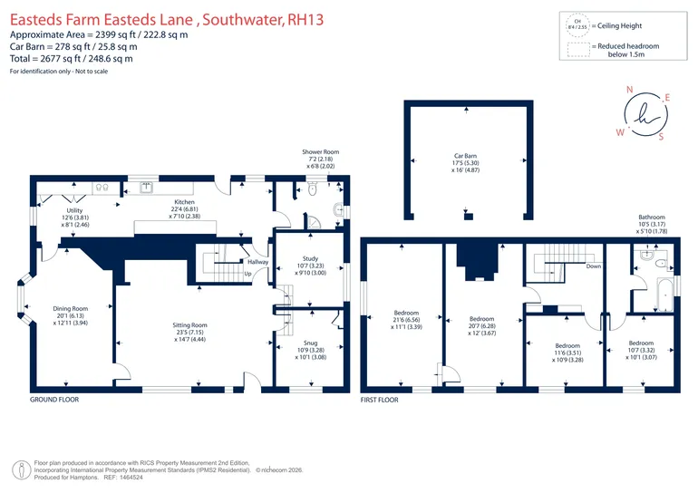 Floorplan 1 for Easteds Lane, Southwater, RH13