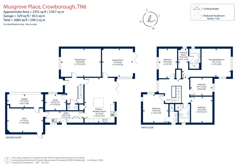 Floorplan 1 for Musgrove Place, Crowborough, TN6