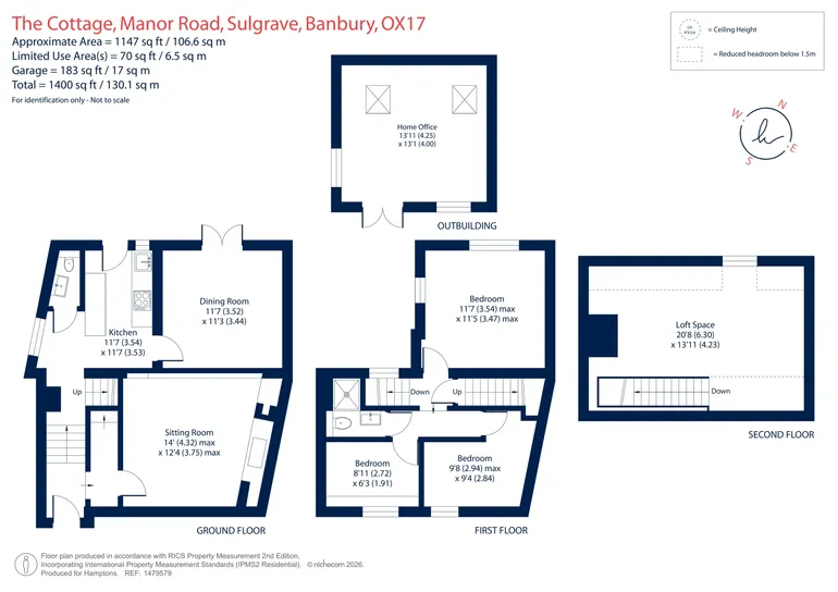 Floorplan 1 for Manor Road, Sulgrave, OX17