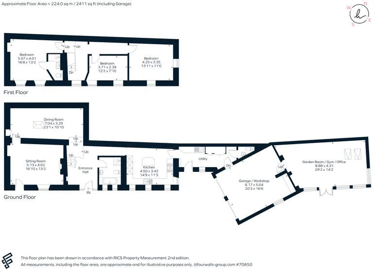 Floorplan 1 for Single Hill, Bath, BA2