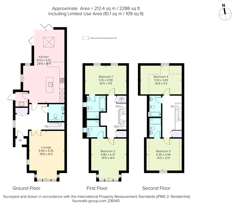 Floorplan 1 for Baker Street Weybridge KT13