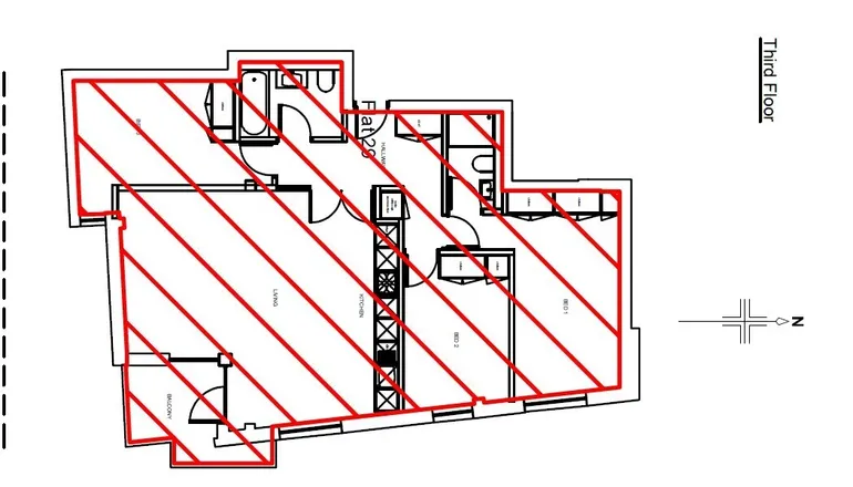 Floorplan 1 for Gransden Avenue Hackney E8