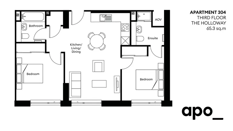 Floorplan 1 for The Holloway, Ellis Street Birmingham B1