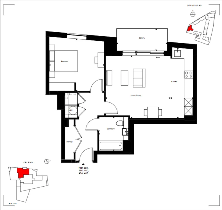 Floorplan 1 for Nine Elms Point, Haydn Tower, 50 Wandsworth Road