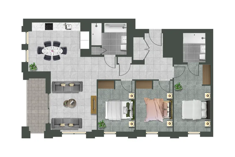 Floorplan 1 for Hove Central, Boulevard Place Brighton BN3