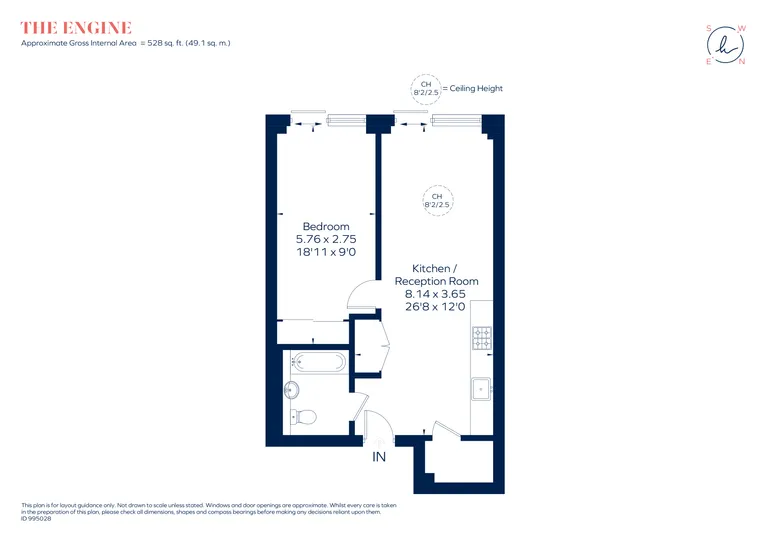Floorplan 1 for Cherry Park Lane London E20