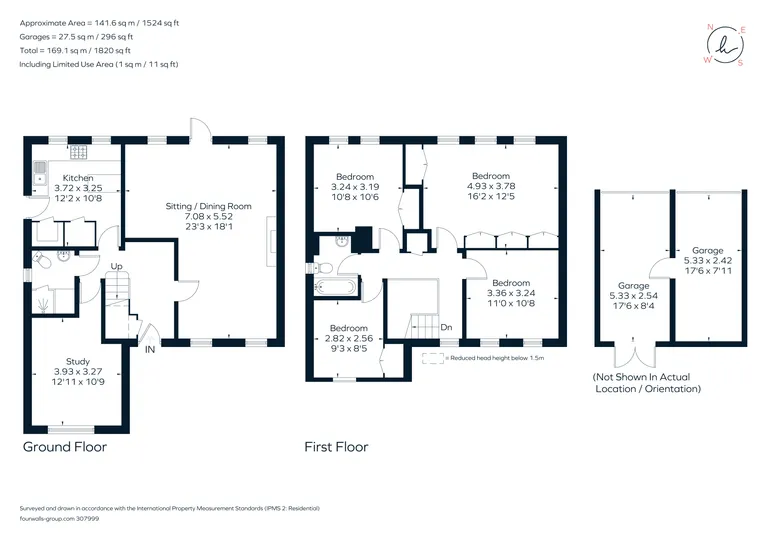 Floorplan 1 for Monks Walk, Reigate, RH2