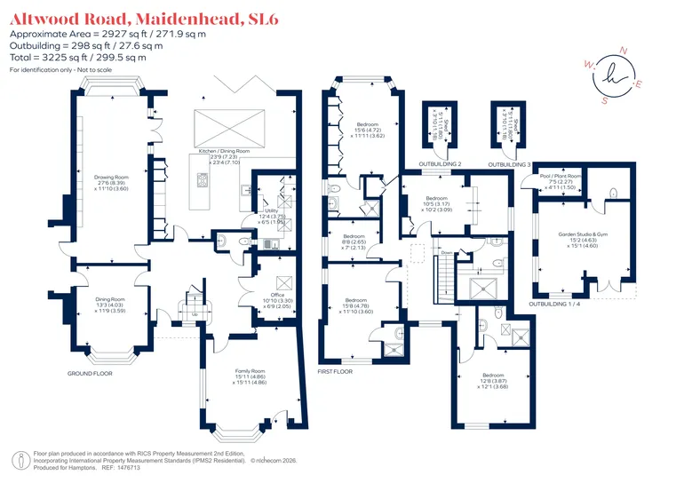 Floorplan 1 for Altwood Road, Maidenhead, SL6