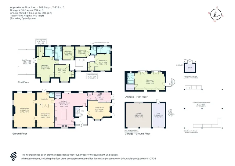 Floorplan 1 for Hayes Lane, Kenley, CR8
