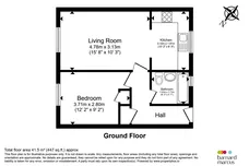 Berrylands, Surbiton floorplan 1 out of 1