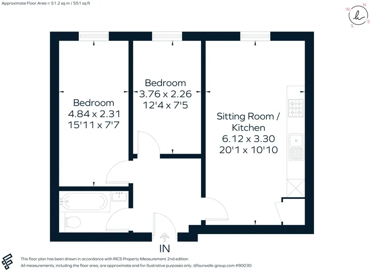 Floorplan 1 for Arden Street, Stratford-upon-Avon, CV37
