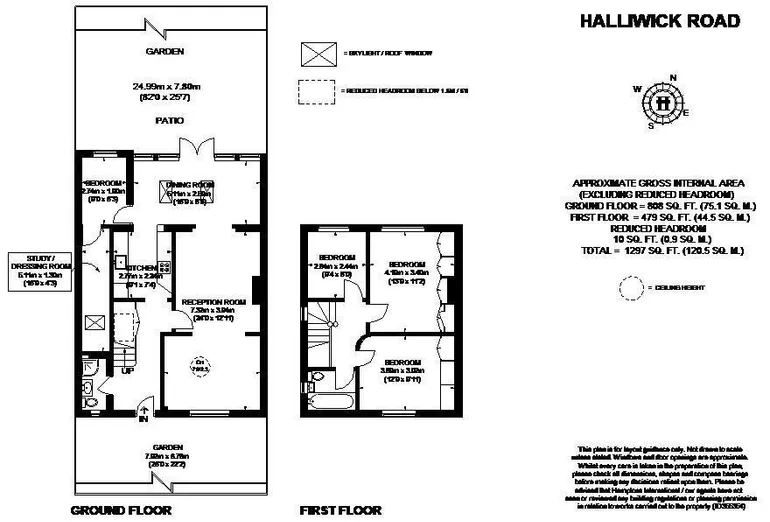Floorplan 1 for Halliwick Road London N10