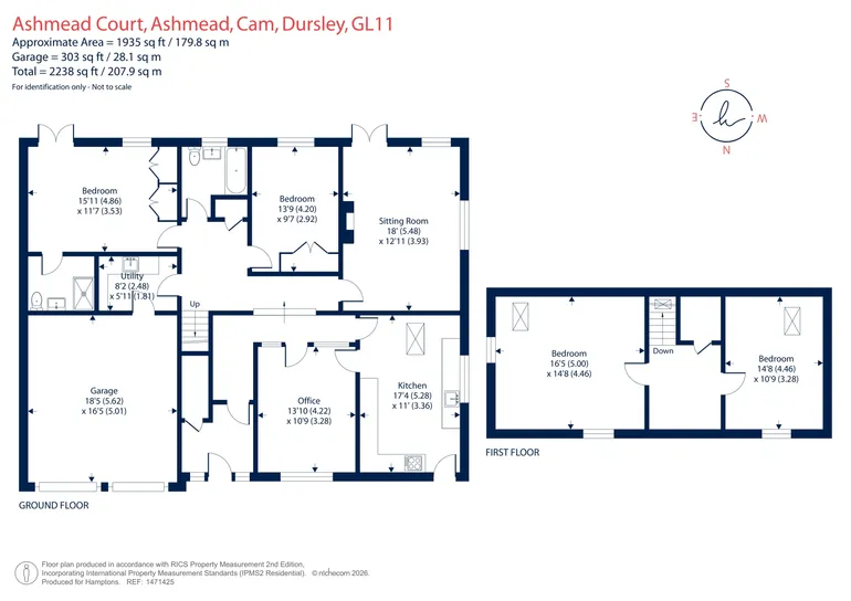 Floorplan 1 for Ashmead, Dursley, GL11