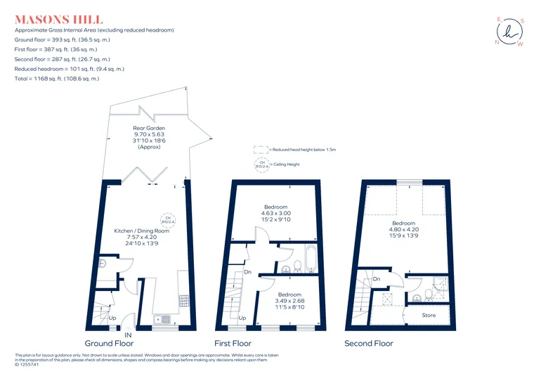 Floorplan 1 for Masons Hill, London, SE18