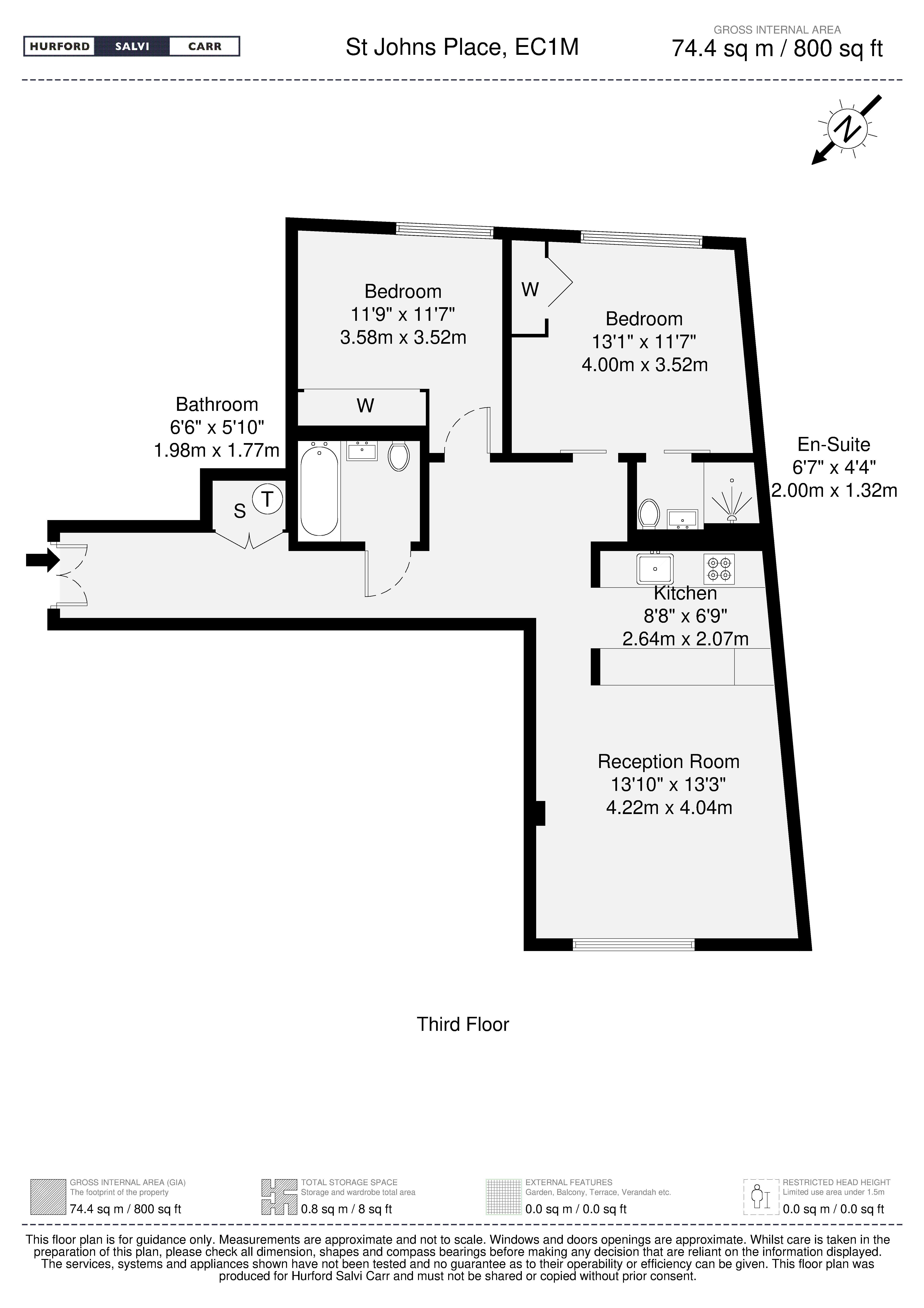 St John's Place, London, EC1M floorplan