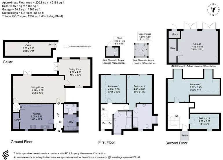 Floorplan 1 for Guildford Road, Farnham, GU10