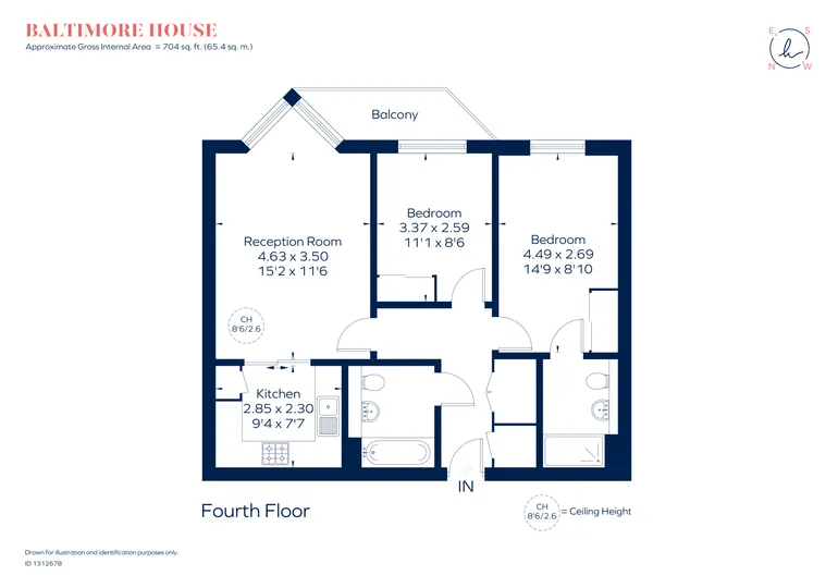 Floorplan 1 for Juniper Drive, London, SW18