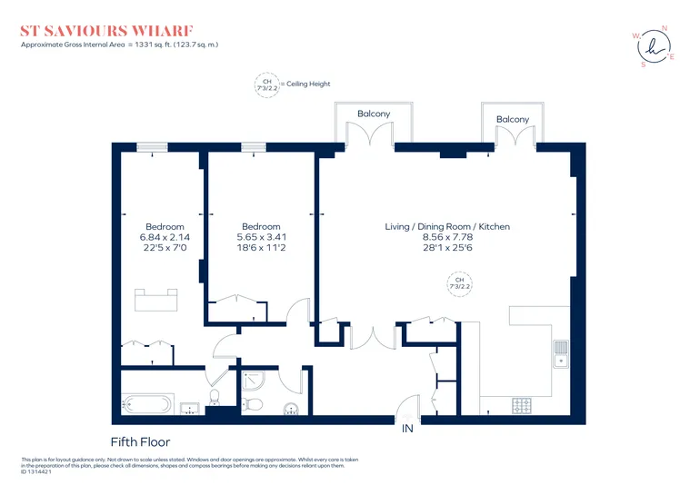 Floorplan 1 for Mill Street, London, SE1