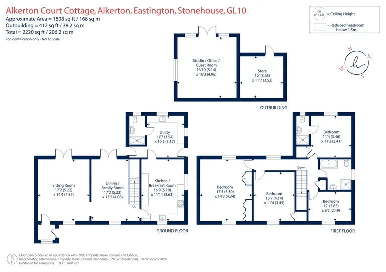 Floorplan 1 for Alkerton Road, Eastington, GL10