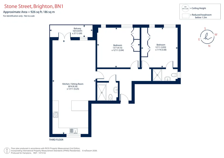 Floorplan 1 for Stone Street, Brighton, BN1