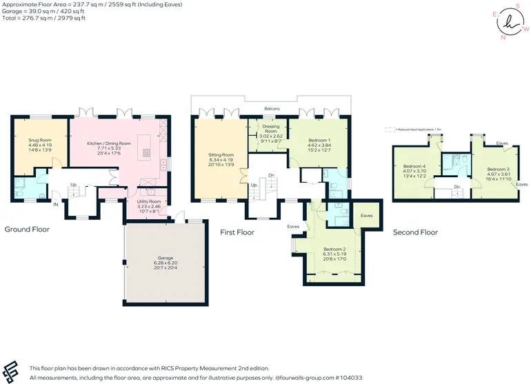 Floorplan 1 for Marquis Way, Aldwick, PO21