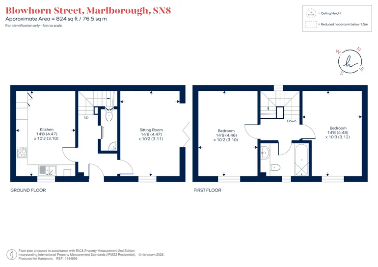 Floorplan 1 for Blowhorn Street, Marlborough, SN8