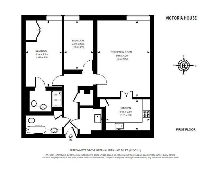 Floorplan 1 for Tudor Street EC4Y, EPC:D