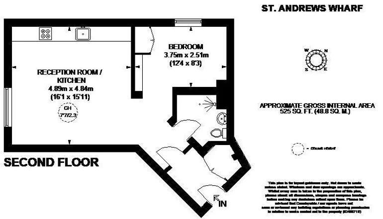 Floorplan 1 for St. Andrews Wharf, Shad Thames, SE1