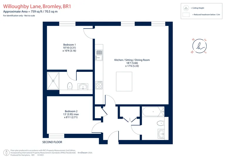 Floorplan 1 for Sundridge Park Mansion, BR1
