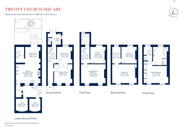 Floorplan 1 for Trinity Church Square, London, SE1