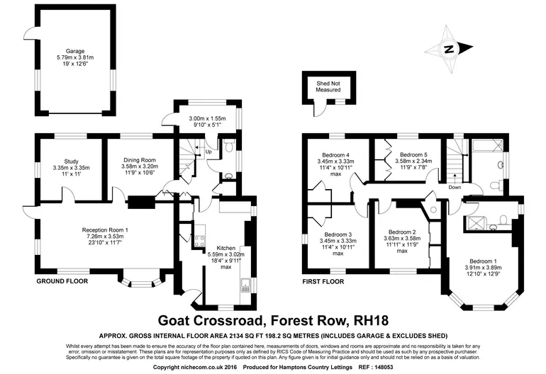 Floorplan 1 for Goat Crossroad Forest Row RH18