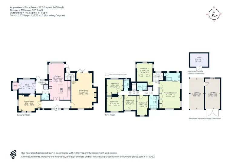 Floorplan 1 for Beech Avenue, Effingham, KT24