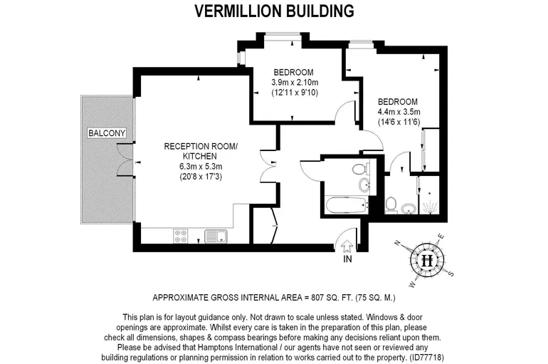 Floorplan 1 for Barking Road, E16