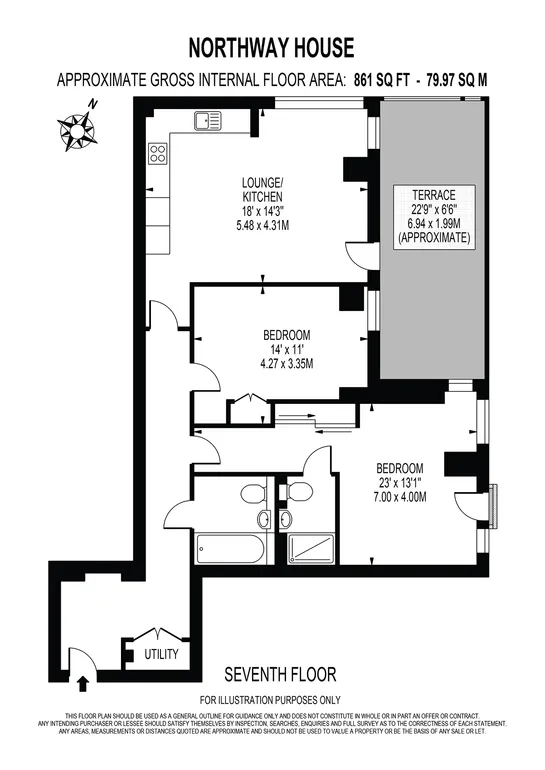 Floorplan 1 for Acton Walk London N20