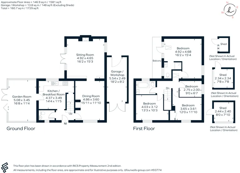 Floorplan 1 for Peveril Road, Greatworth, Banbury, OX17