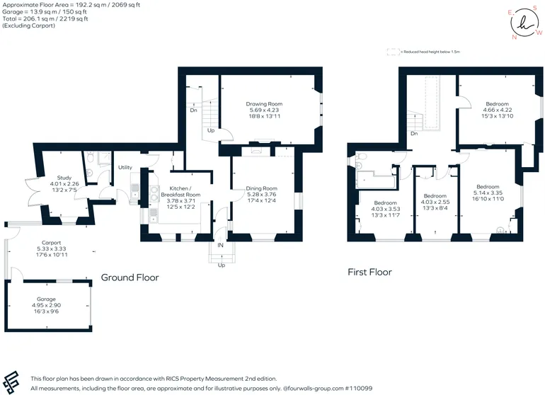 Floorplan 1 for Hinton Charterhouse, Bath, BA2