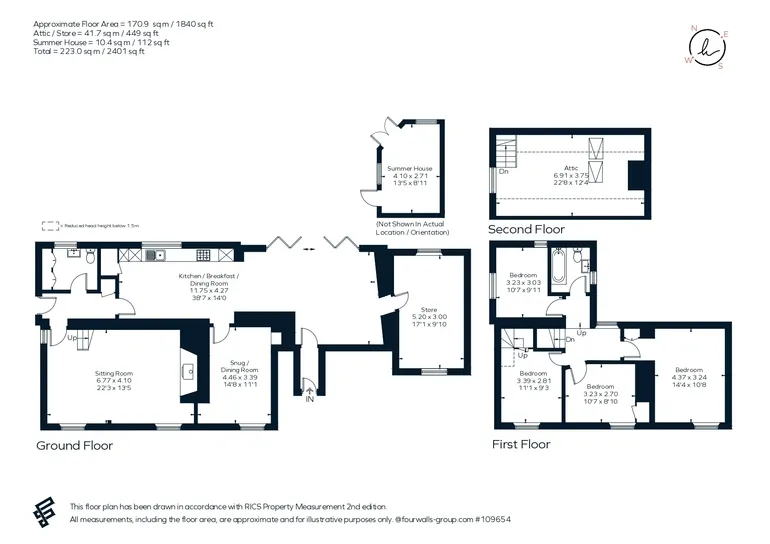 Floorplan 1 for Nr. Ampney Crucis, Cirencester, GL7
