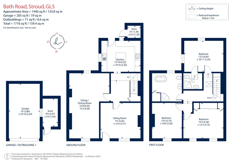 Floorplan 1 for Bath Road, Stroud, GL5