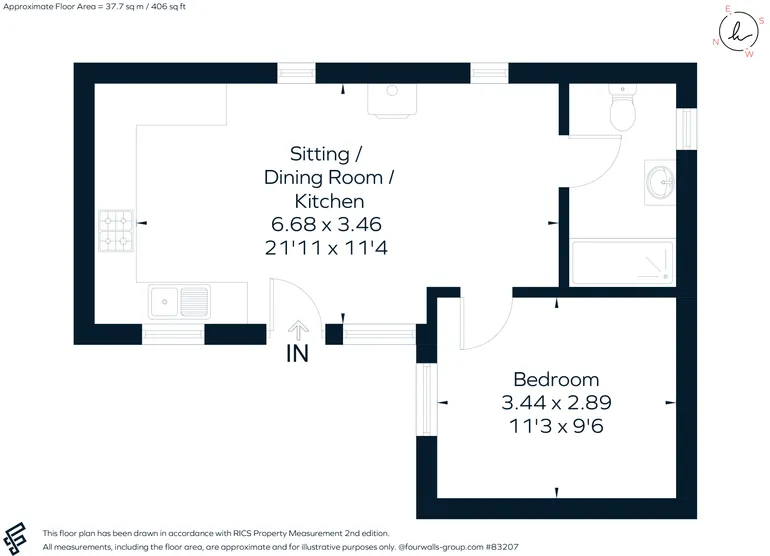 Floorplan 1 for Furnace Lane Brenchely TN12