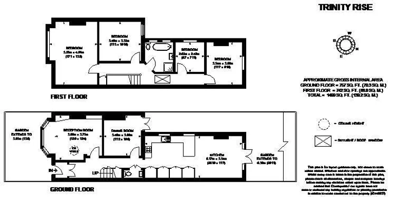 Floorplan 1 for Trinity Rise London SW2