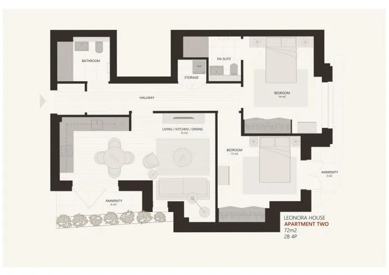 Floorplan 1 for Voss Court London SW16