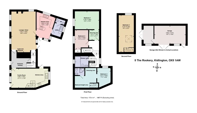 Floorplan 1 for The Rookery, Kidlington, OX5