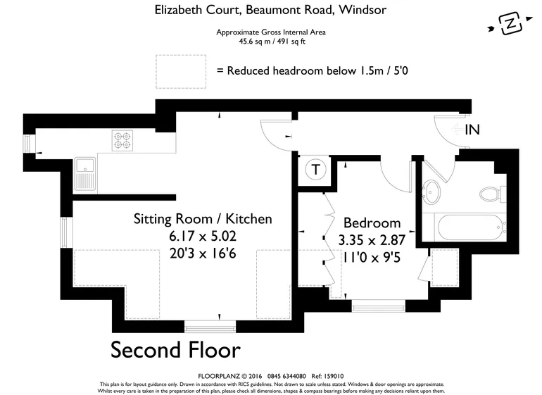 Floorplan 1 for Beaumont Road Windsor SL4