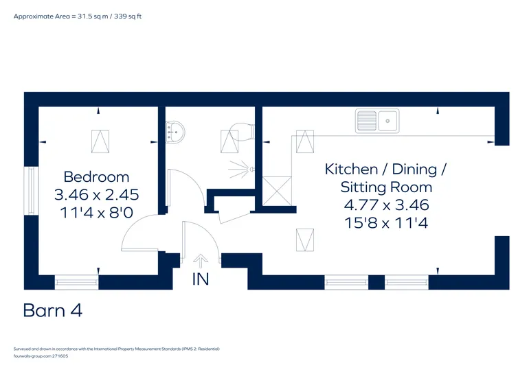 Floorplan 1 for Hunt Hall Lane, Welford-on-Avon, CV37