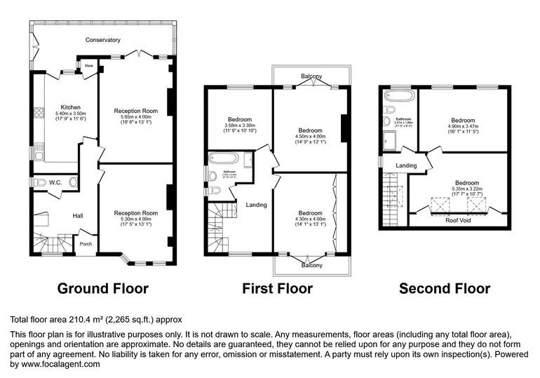 Floorplan 1 for Hemington Avenue Barnet N11