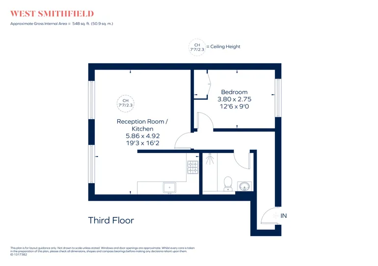 Floorplan 1 for West Smithfield London EC1A
